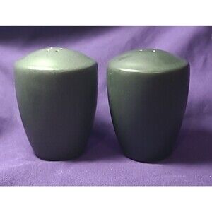 Noritake Colorwave Graphite Salt & Pepper Shaker Set #8034